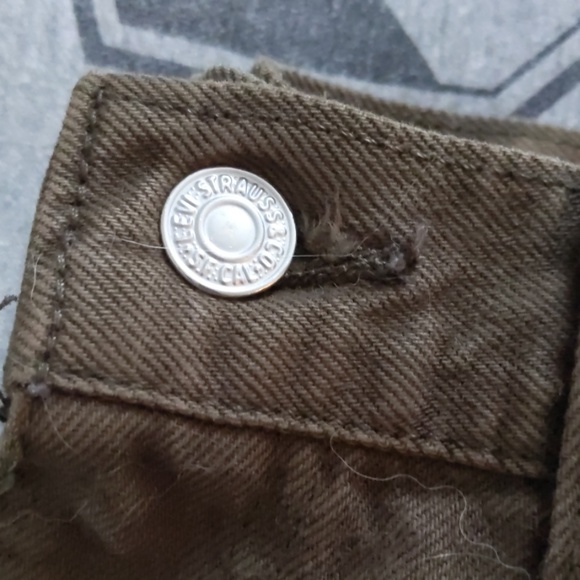 Levi's High Rise Olive Green - Picture 5 of 9